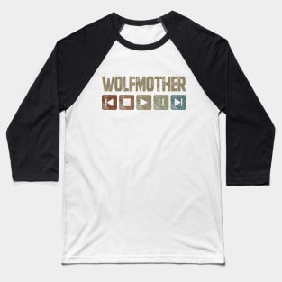 Wolfmother Control Button Baseball T-Shirt